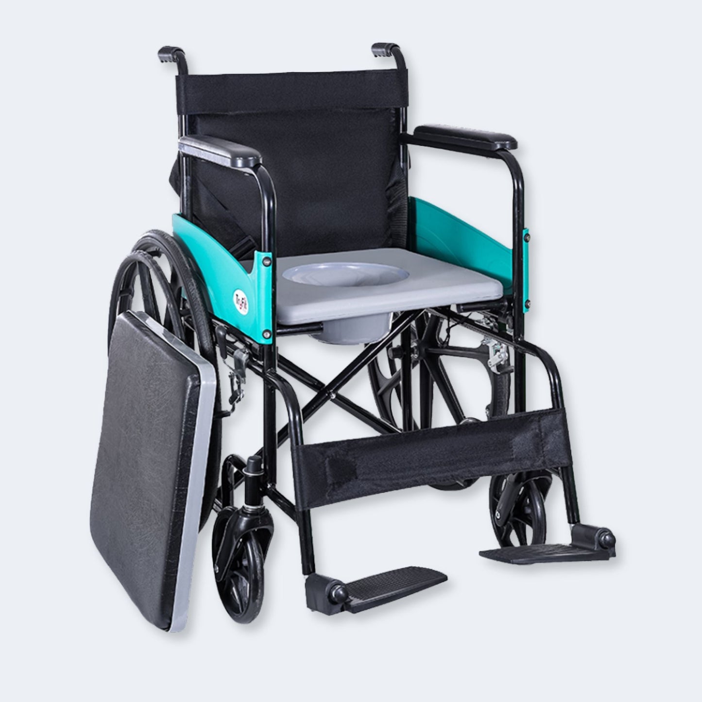 Tryfit Wheelchair with Commode | 2-in-1