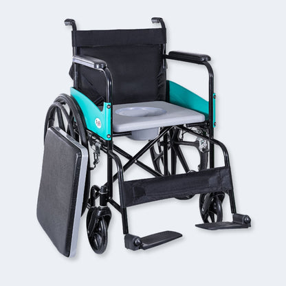 Tryfit Wheelchair with Commode | 2-in-1
