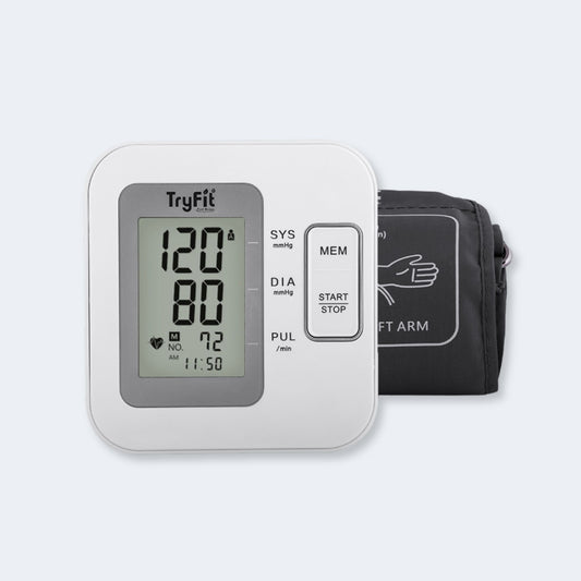 Tryfit Blood Pressure Monitor With Voice Prompt Fully Automatic