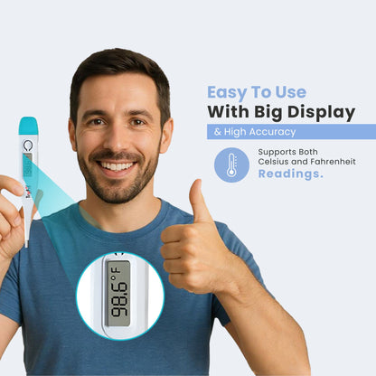 Tryfit Digital Thermometer Fast & Accurate | Dual Mode