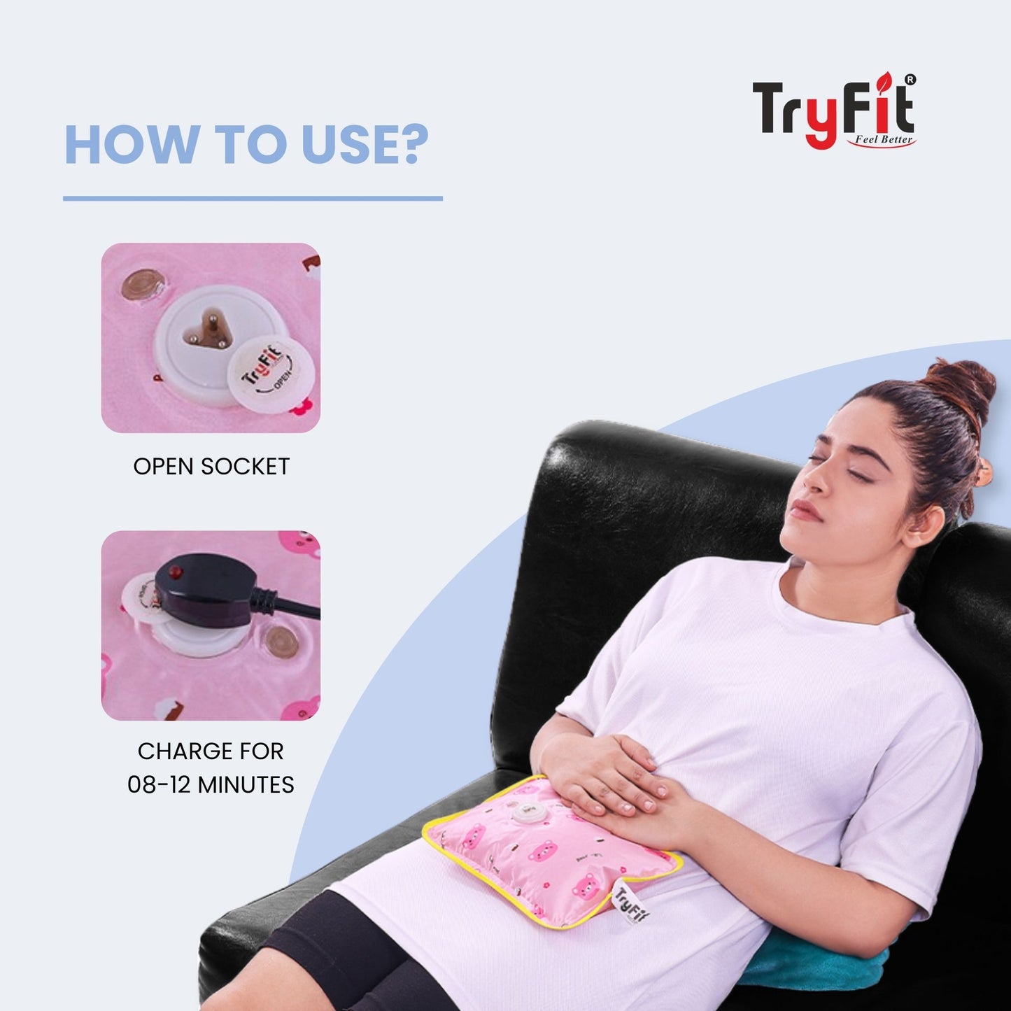 Tryfit Electric Hot Water Bag