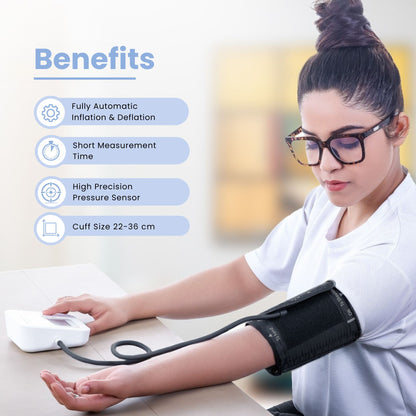 Tryfit Blood Pressure Monitor With Voice Prompt Fully Automatic