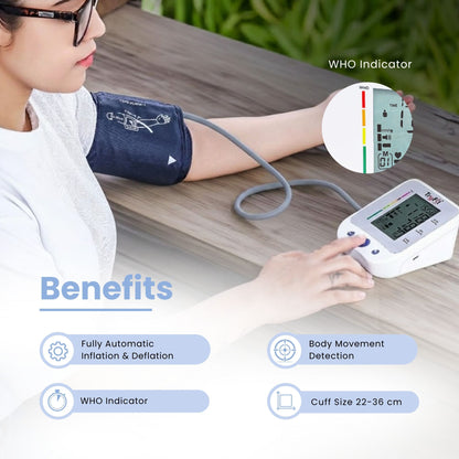 Tryfit HIKE Blood Pressure Monitor Dual User Memory