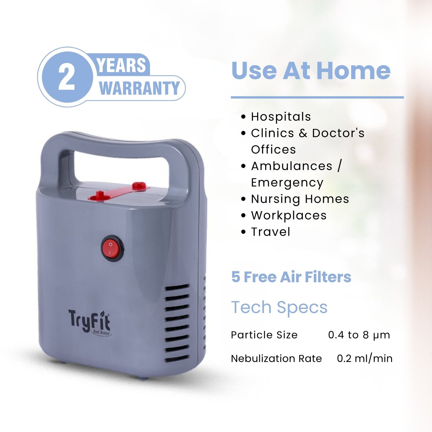 Tryfit Compressor Nebulizer
