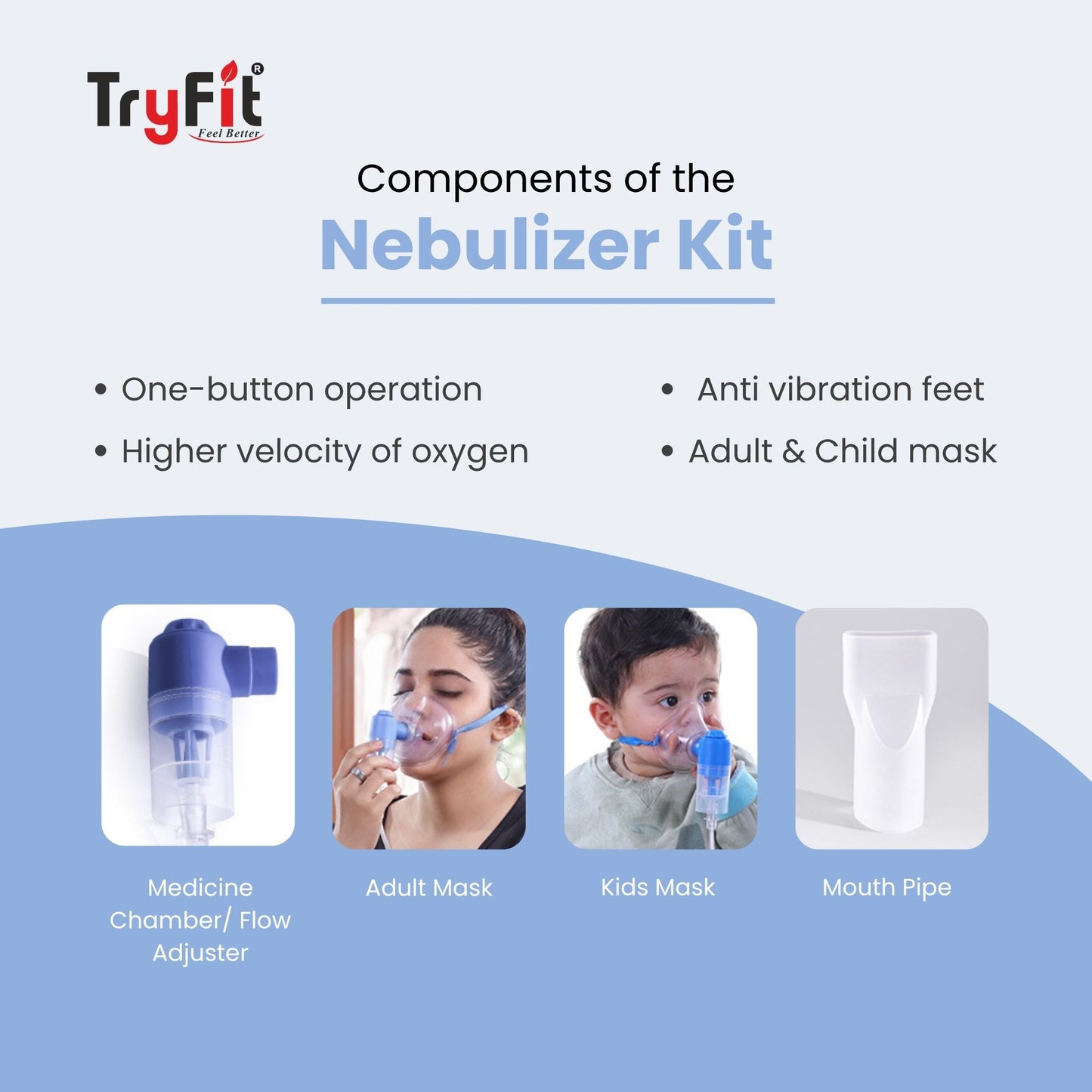 Tryfit Compressor Nebulizer