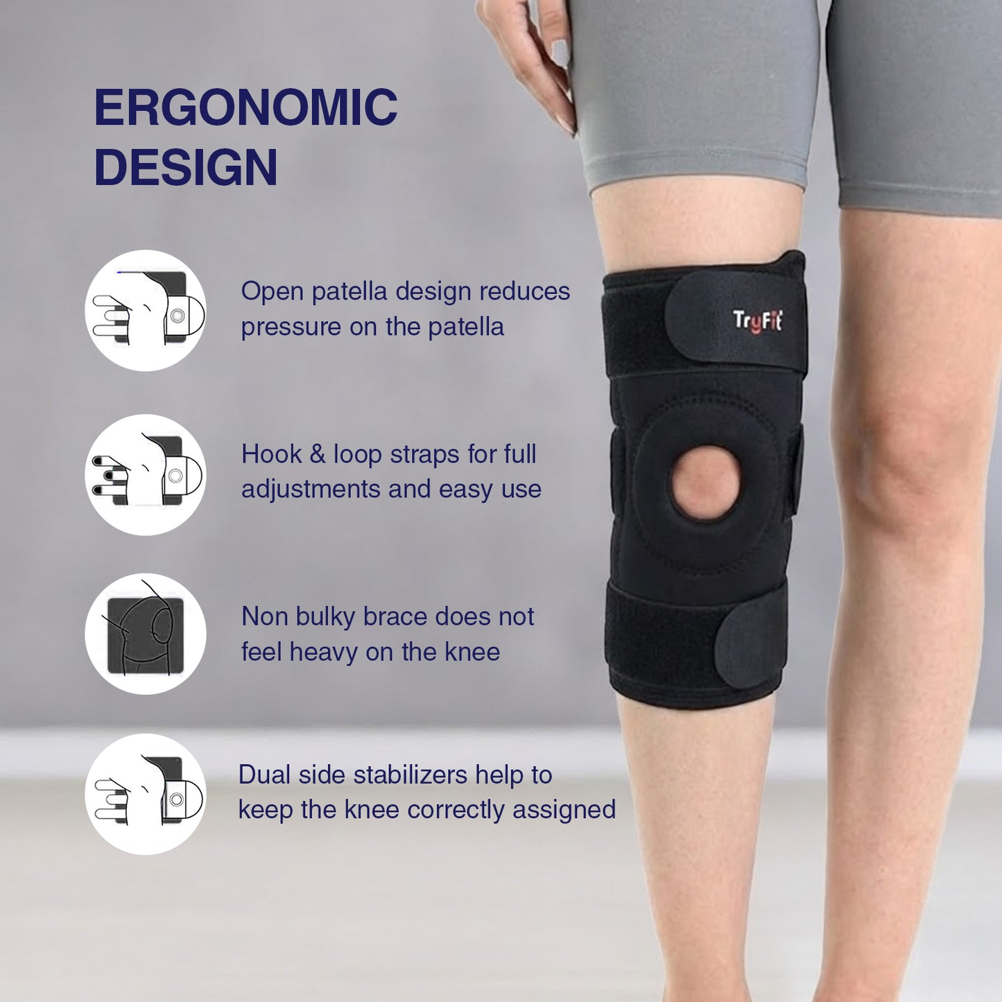 Knee Hinged With Patella