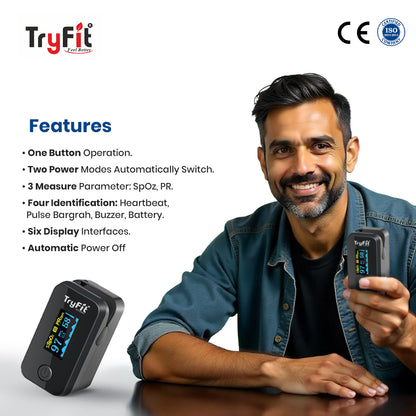 Tryfit Fingertip Pulse Oximeter